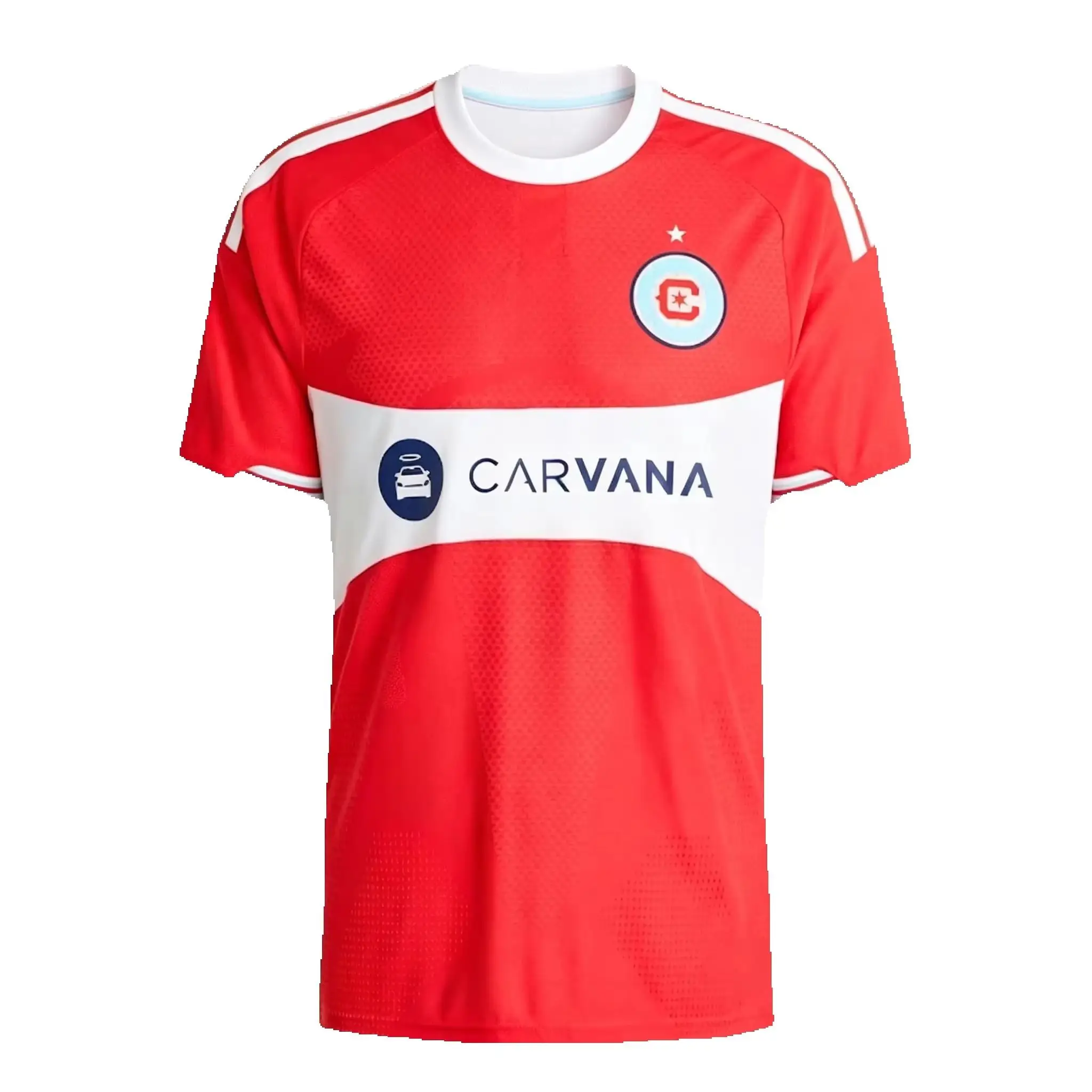 26‑27 Chicago Fire Home Soccer Jersey Men Short Sleeve Quick‑Dry Football Fan Version Sport Uniform Moto Family Matching