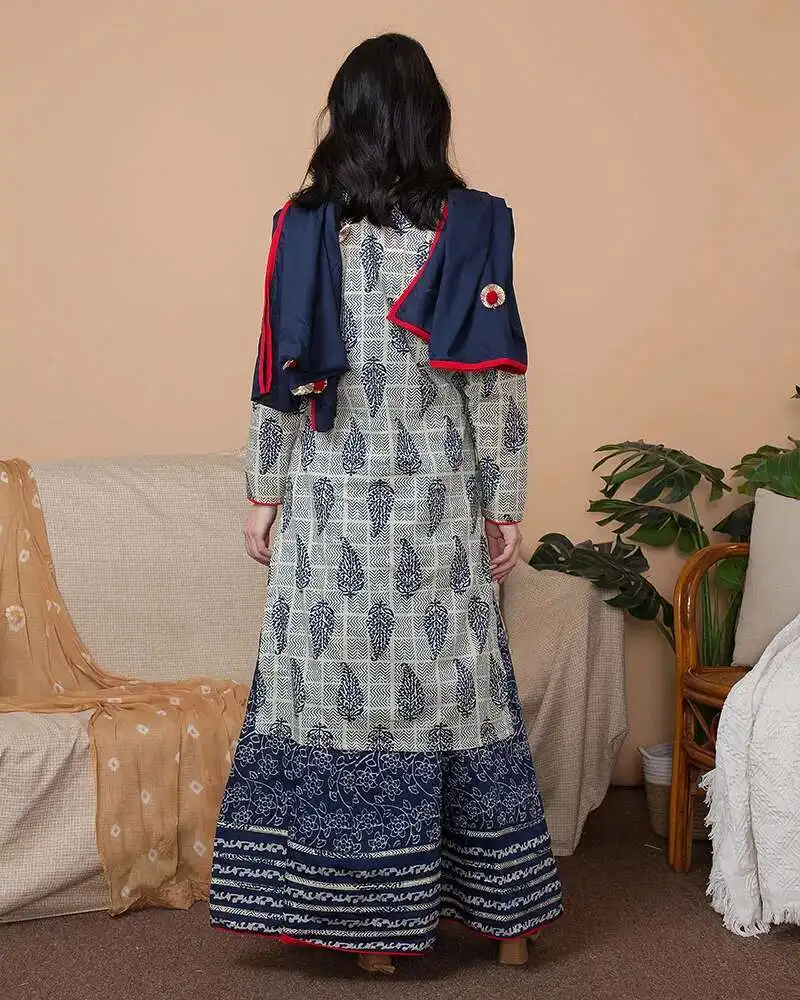 Indian Women's Ethnic Style Pure Cotton Printed Spring/summer New Product - view 2