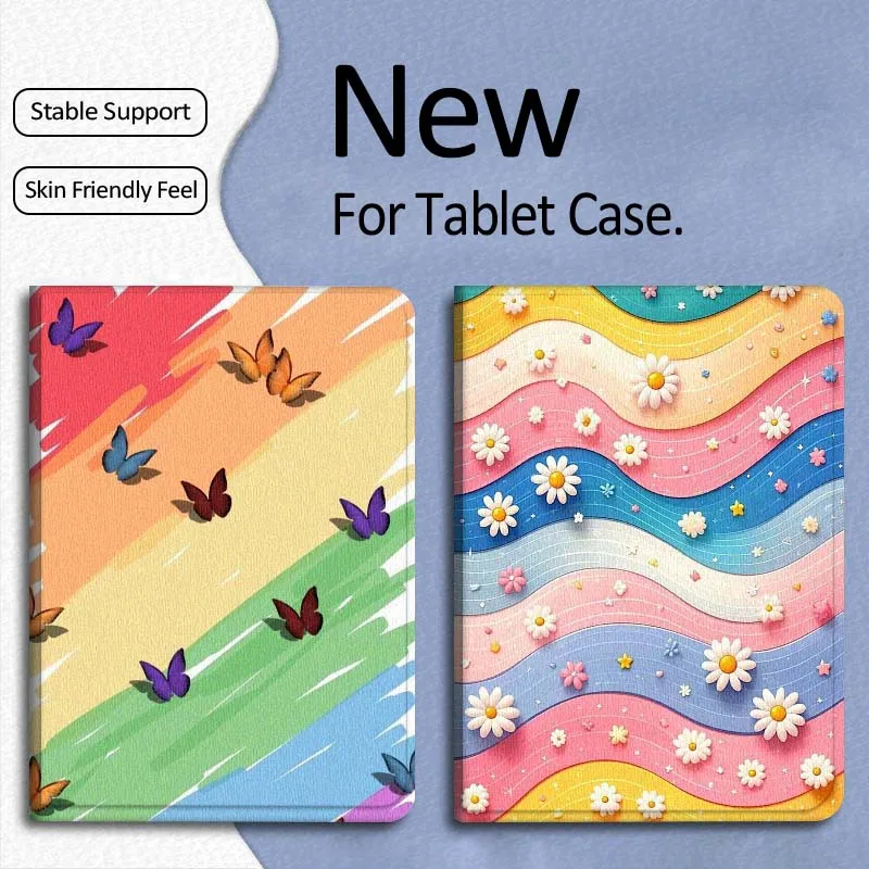 

Cute Butterfly Rainbow Gift For Xiaomi Mi Pad Mini 4 5 6 7 SE Pro Plus Redmi Pad 2 SE 2025 8.8 11 Foldable Tablet Case