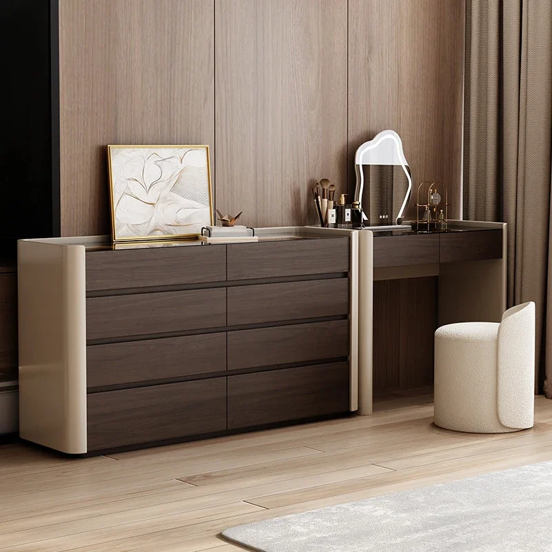 

Locker Makeup Vanity Table Mirror Desk Chair Storage Drawers Accessories Dressing Table Small Penteadeira Postmodern Furniture