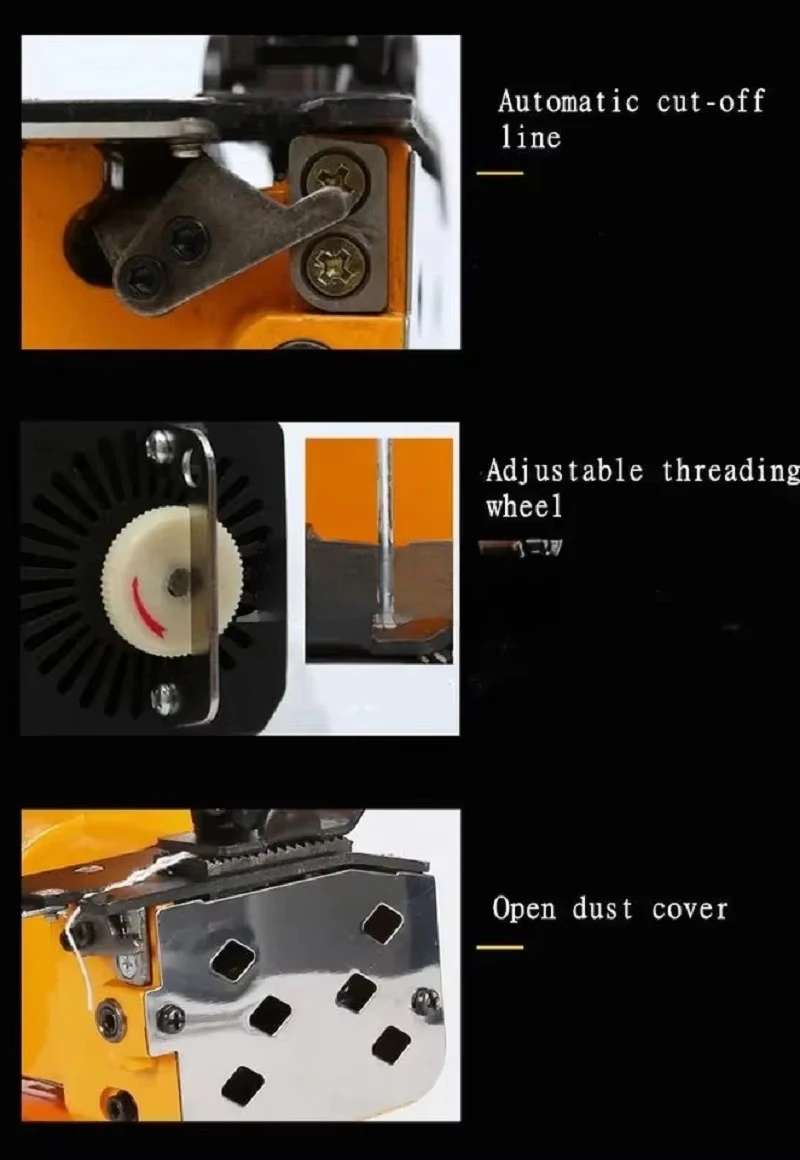 آلة ختم شحن بطارية الليثيوم عالية الطاقة، آلة الخياطة الإلكترونية المحمولة اللاسلكية، شريط ختم الخياطة