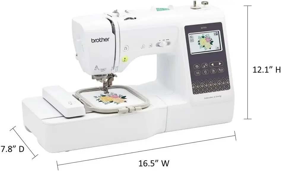 SE700 Sewing and Embroidery Machine, Wireless LAN Connected, 135 Built-in Designs,