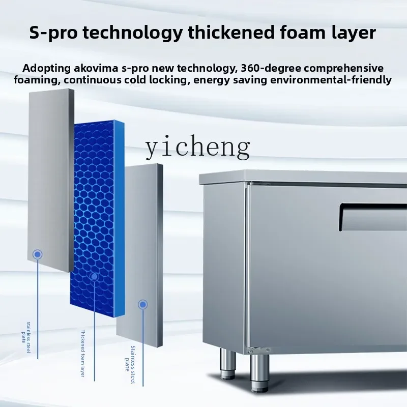 

Level 2 Energy Efficiency All-Copper Tube Refrigeration Workbench Freezer Cold Storage Operation Table Refrigerator