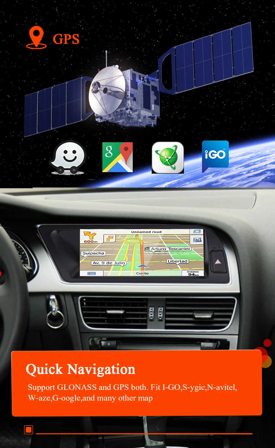 8,8'' Snapdragon 8-Kern Wireless Carplay Android 15 Auto-Radio GPS-Bildschirm für Audi A4 A4L B8 2007-2009 MMI2G Autoradio Stereo Multimedia-Player Bluetooth WIFI 4G LTE – Detail 13