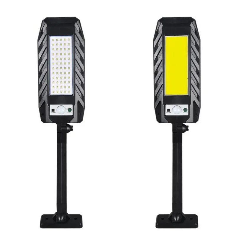 ไฟ lampu tenaga Surya กลางแจ้ง60LED 180COB 120COB พลังงานแสงอาทิตย์, ไฟเซ็นเซอร์ตรวจจับการเคลื่อนไหวรักษาความปลอดภัยแบบไร้สายพร้อมรีโมท