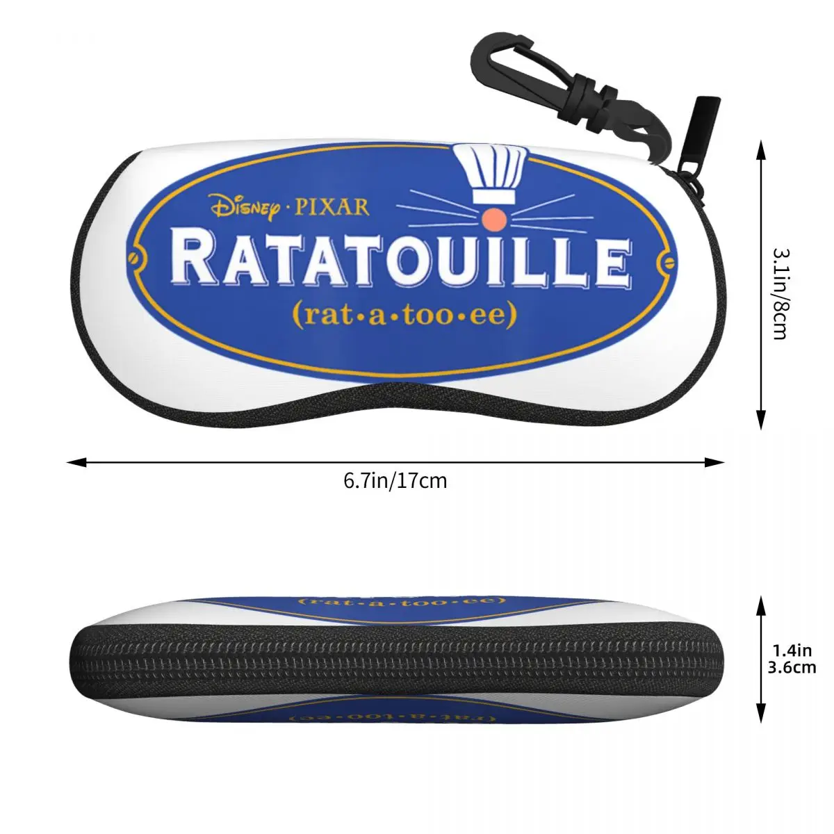 مخصص راتاتوي ريمي الكرتون فيلم شل نظارات حالة للجنسين أزياء النظارات حالة النظارات الشمسية حامي مربع