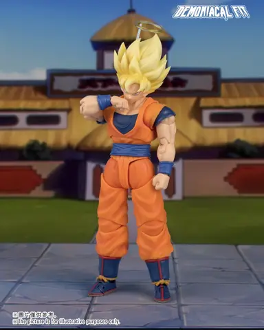 Demoniacal Fit Son Goku Figur Dragon Ball Z SHF Goku Figur Martialist Forever Return From Beyond Actionfigurer Modellleksaker 10 best sales sh figuarts boku no hero - №7