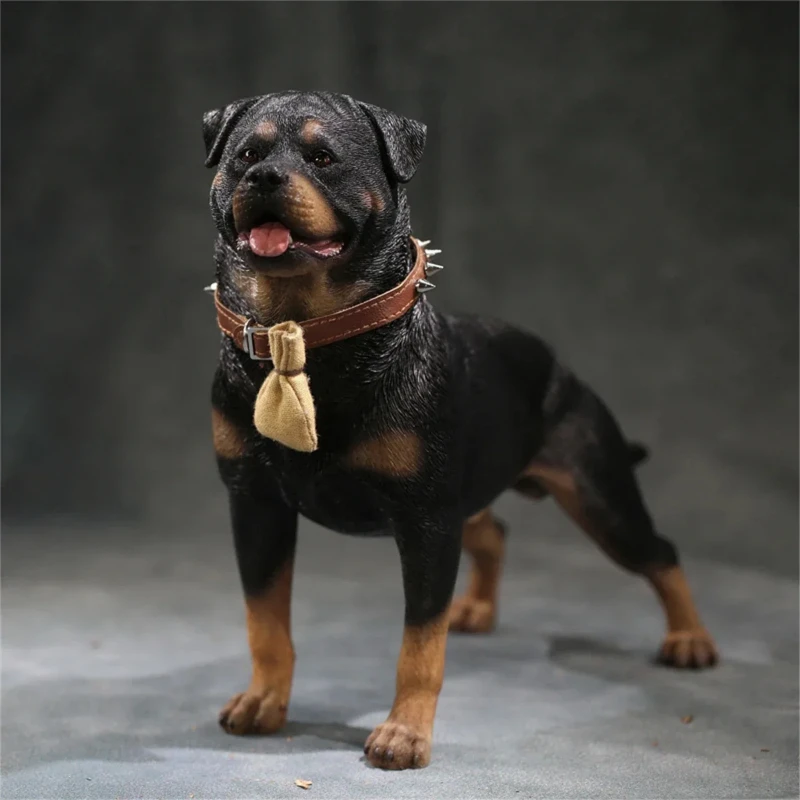 Mr.Z 1:6 Scale Model Resin Rottweiler Police Pet Dog Animal Action FIgure Collection Desktop Accessories Display Toys Gifts Fans