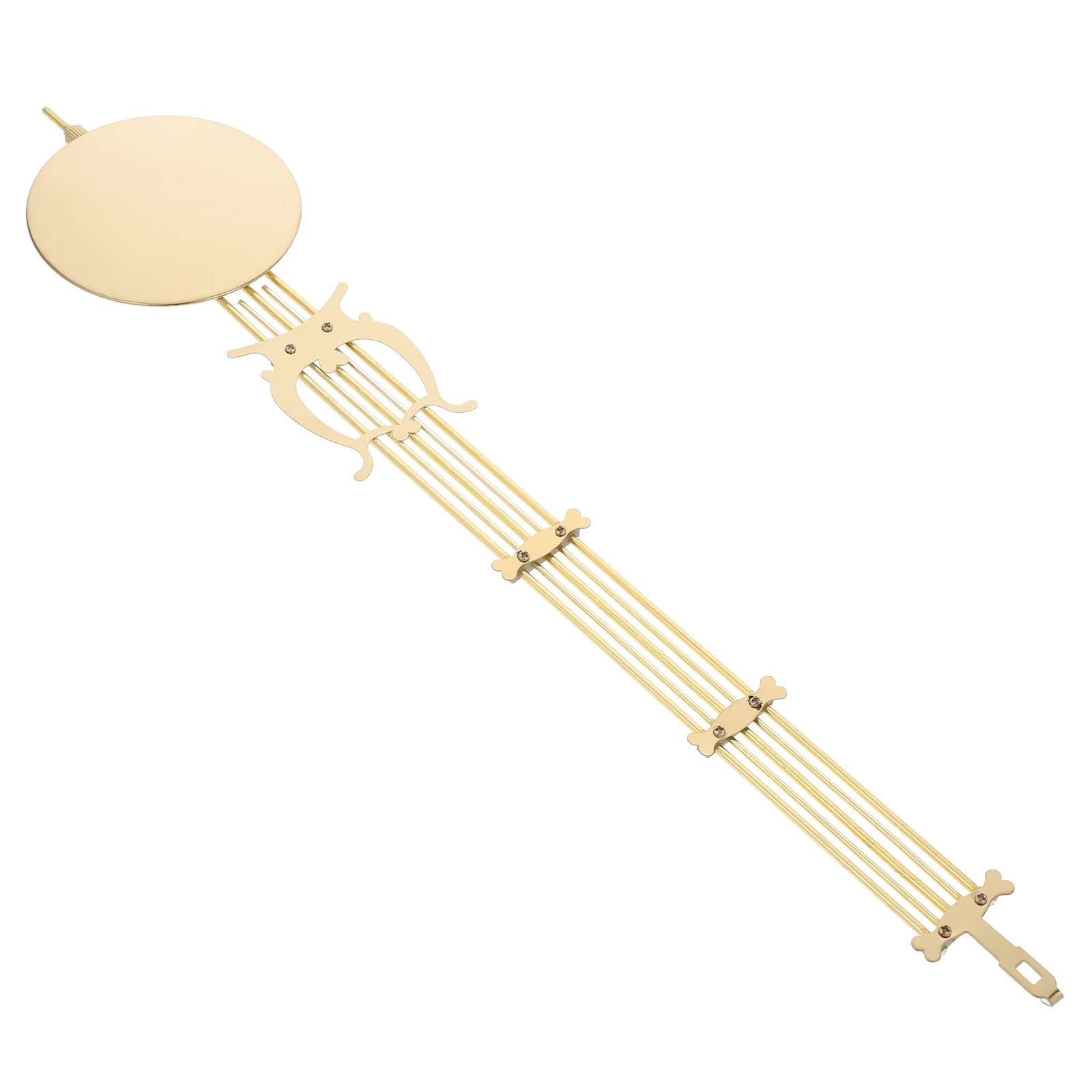 

Wall Clock Pendulum Replacement Metal Clock Part High Precision Aluminum Swing Component for DIY Repair Restoration of Vintage