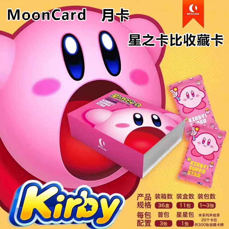 MOONCARD VOL.1 Kirby Super Star Cards Anime Collection Cards Mistery Boxes Board Games Toys Birthday Gifts for Boys and Girls