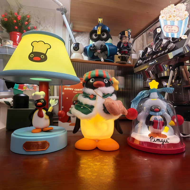 

Подлинный ночник Pingu Penguin в наличии | Официальный товар Прикроватная лампа с активированным животным | Детский рождественский подарок