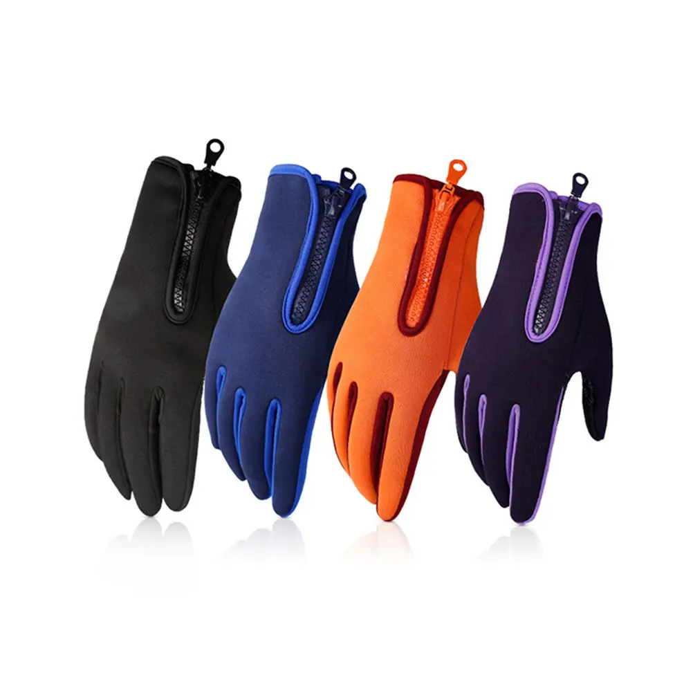 

1 Pair Waterproof Touchscreen Cycling Gloves Adjustable Warm Ski Snowboarding Outdoor Anti-Slip Winter Gloves for Men Women