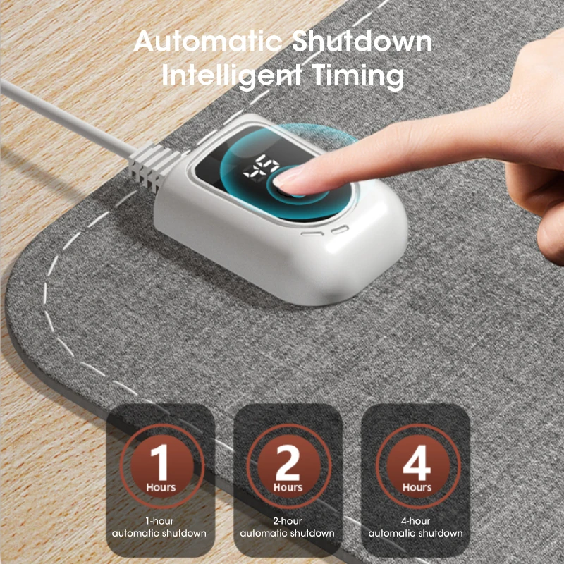 Heated Desk Pad Multipurpose Electric Heating Pad Electric Warm Desk Pad Computer Mousepad Keyboard pad Household Table Cover