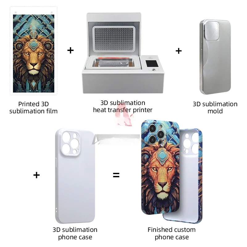 3D phone case sublimation heat transfer machine Mobile Phone Case Printer Phone Cases Printing Machine