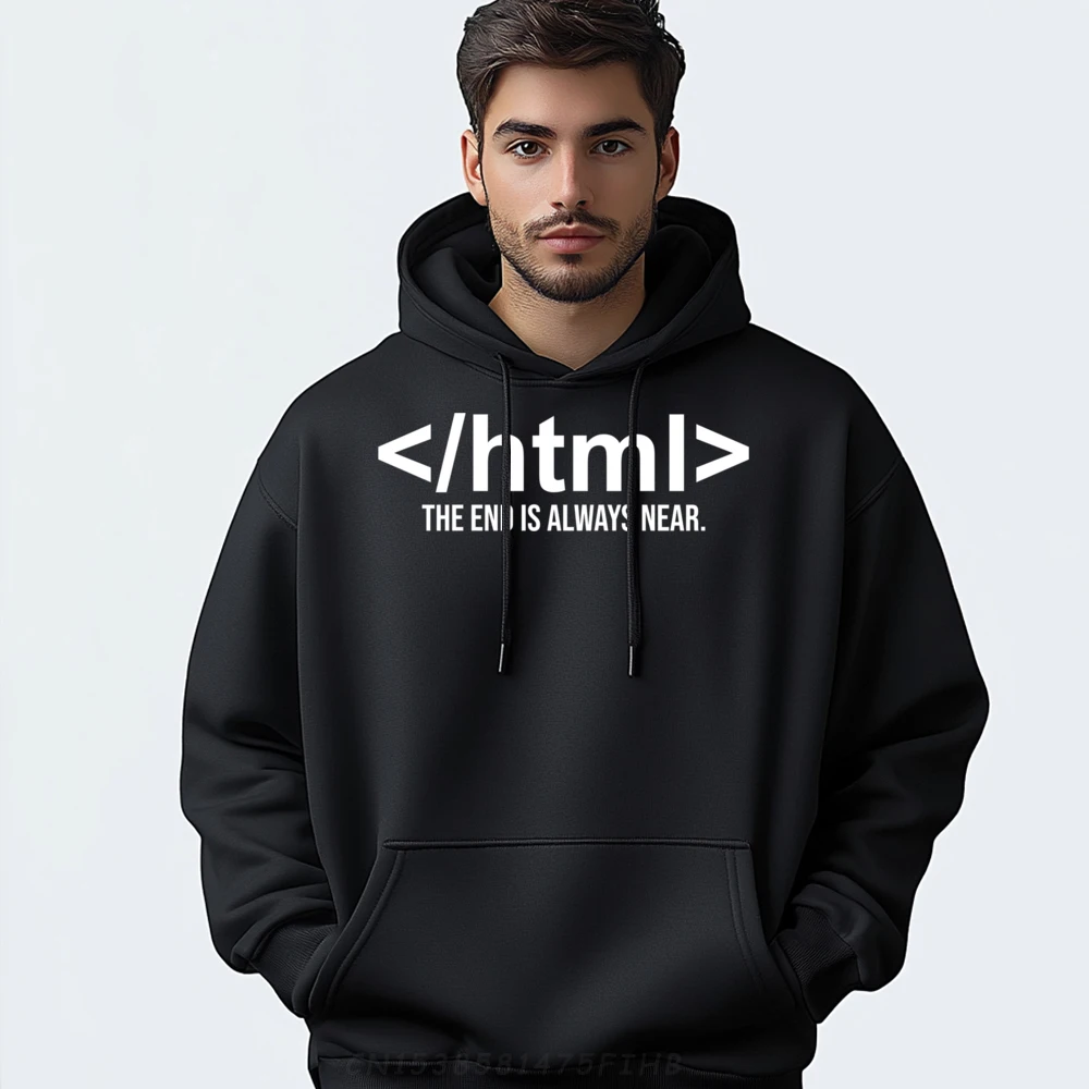 Programmer Coding The End Is Always It Computer Grpahic Tee Luxury Clothes Men Gift Christmas Sweater