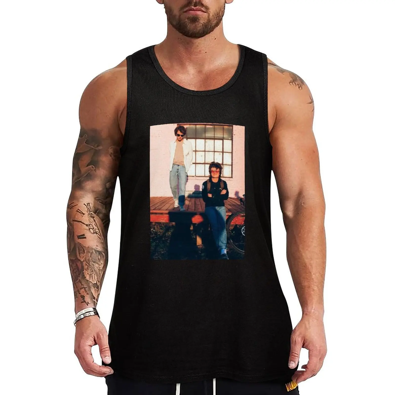 joe keery x charlie heaton Tank Top mens clothing t-shirt for man summer 2024