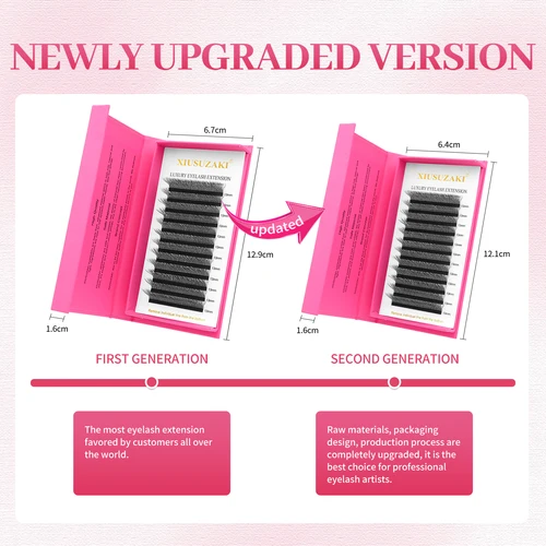 Imagen 2 del producto XIUSUZAKI pestañas en forma de W Bloom 2D 3D 4D 5D 6D 7D 8D floración automática ventiladores prefabricados extensiones de pestañas YY pestañas individuales