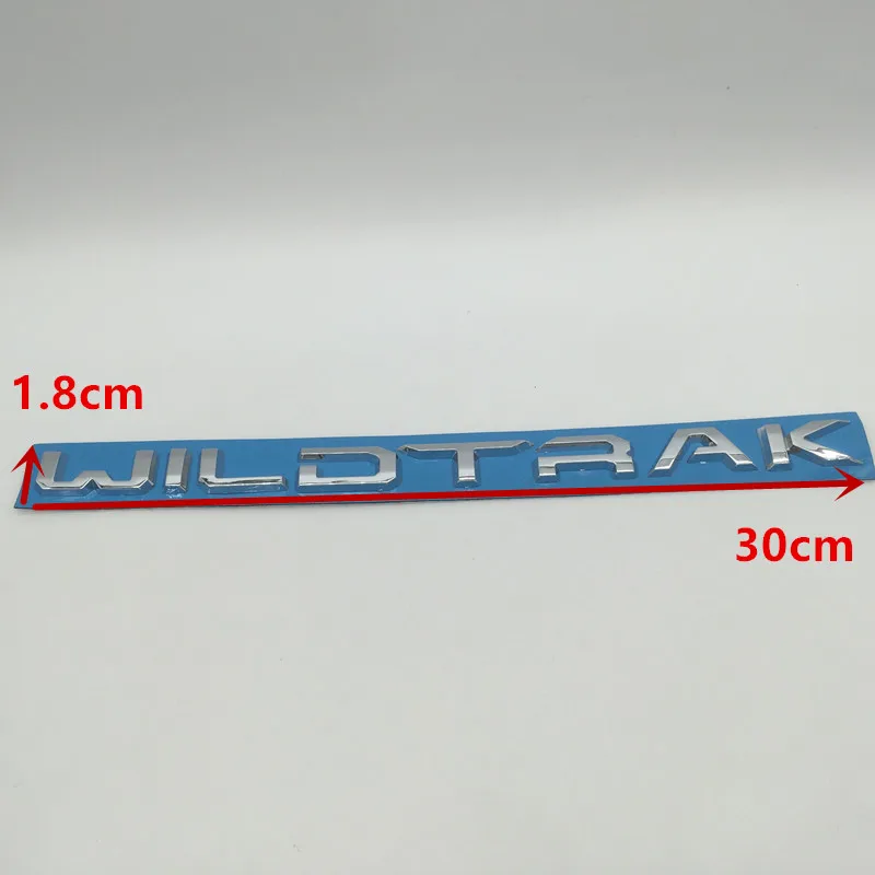 1pcs 3D ABS for WILDTRAK Car Letter Emblem Fender side Rear tail trunk badge sticker Decal styling auto Accessories