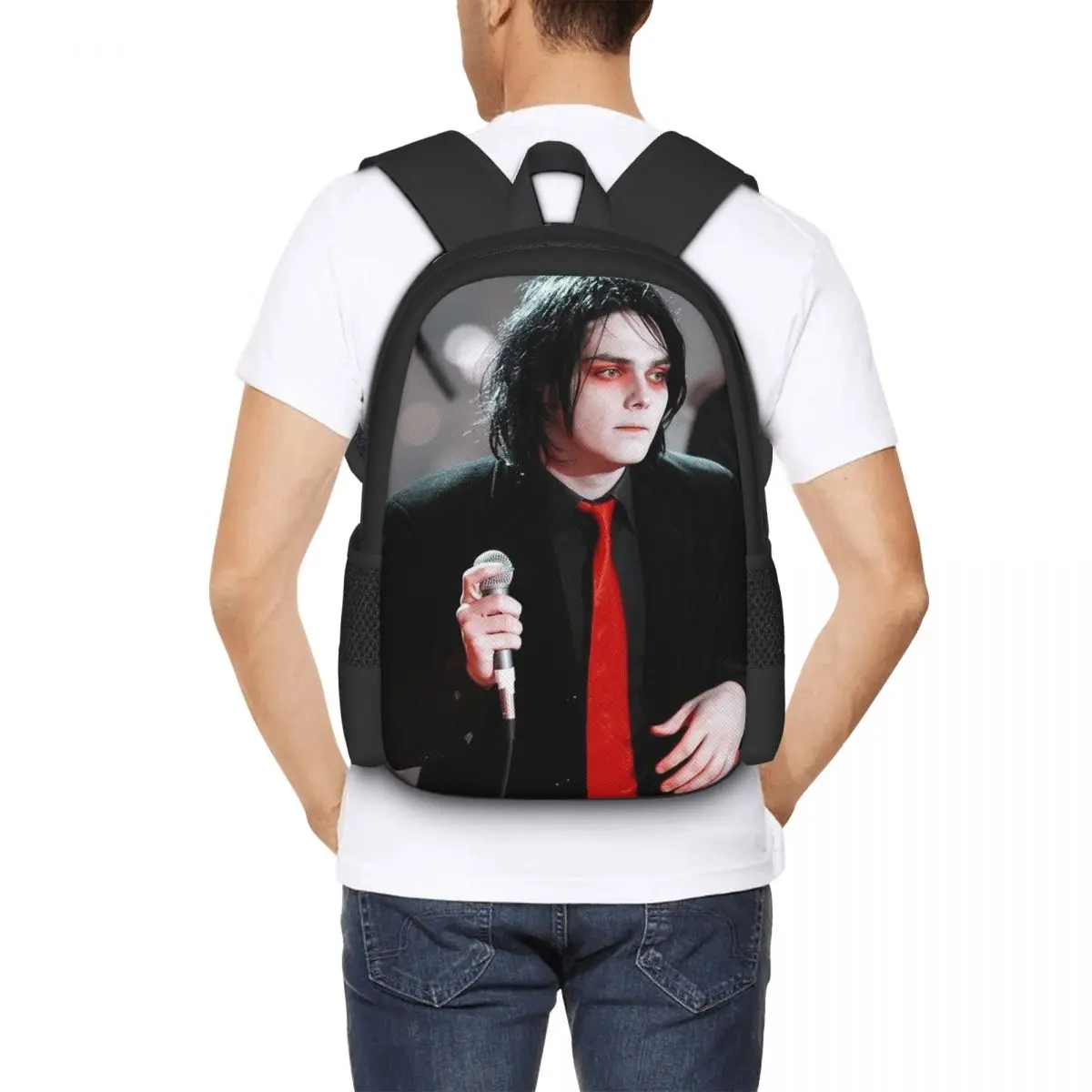 

Рюкзак для студентов Gerard Way MCR, школьная сумка, походный рюкзак для путешествий, модная сумка для книг, сумки на плечо для мужчин и женщин