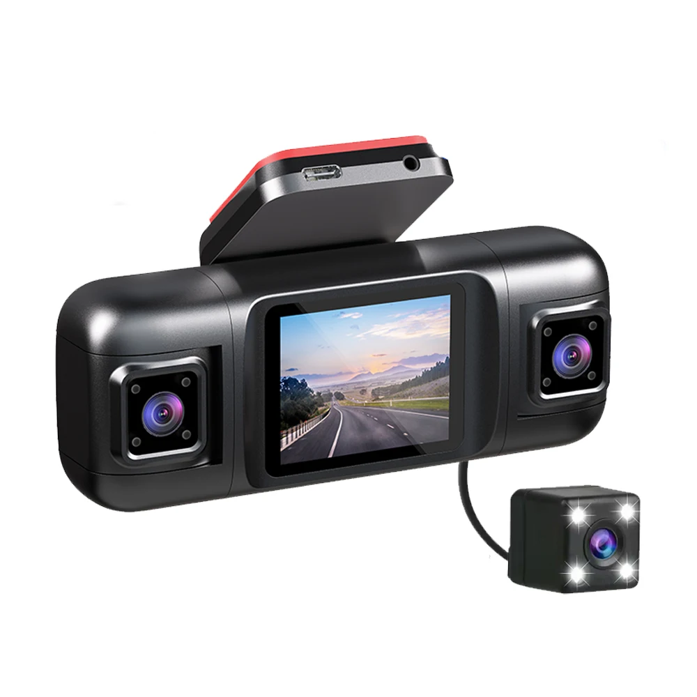 

Hot Manufacture Selling Dual Recording Front 1080+Internal 1080 HD Car Recorder Driving Recorder