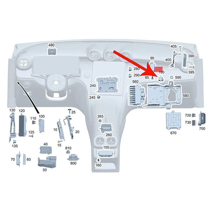 

Безопасная батарея, пиротехнический предохранитель, защита батареи 0009822904 для Mercedes-Benz S C Class Maybach, защита от отключения