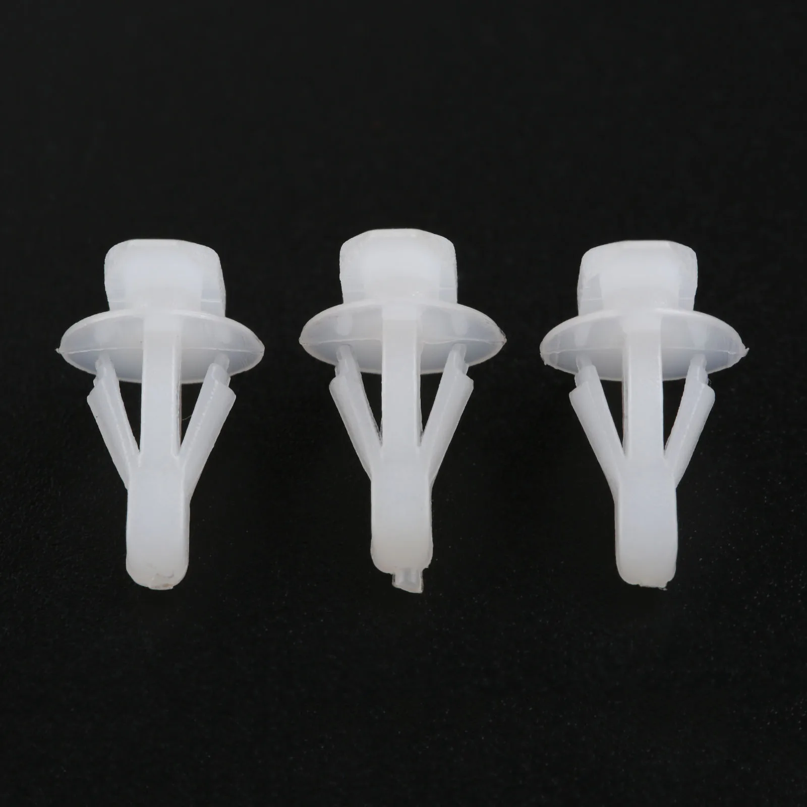 10Pcs  91530-SP1-003 Rubber Weatherstrip Door And Boot Seal Clips Fits 6mm Hole For Honda Accord Civic CRV Acura 3.5RL White