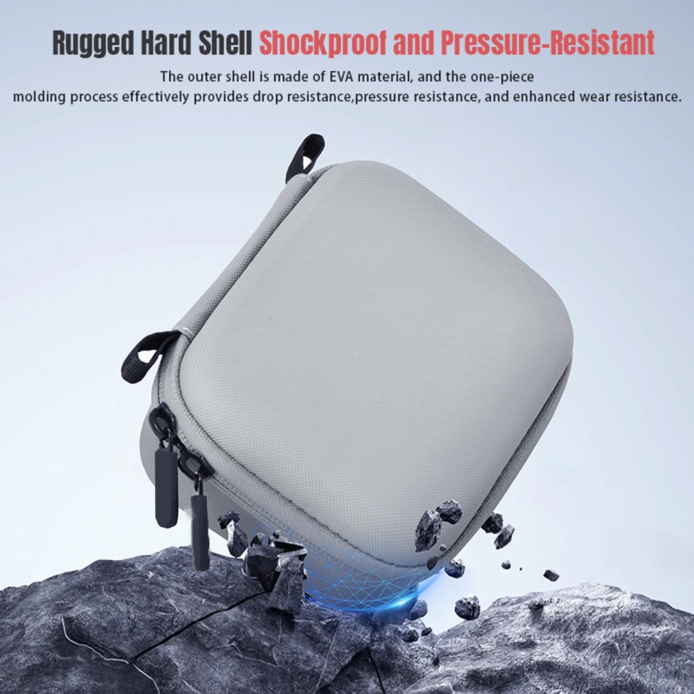 

Сумка для хранения камеры DJI Action6 со шнурком, портативный противоударный защитный чехол для переноски, аксессуар для экшн-камеры с твердым корпусом