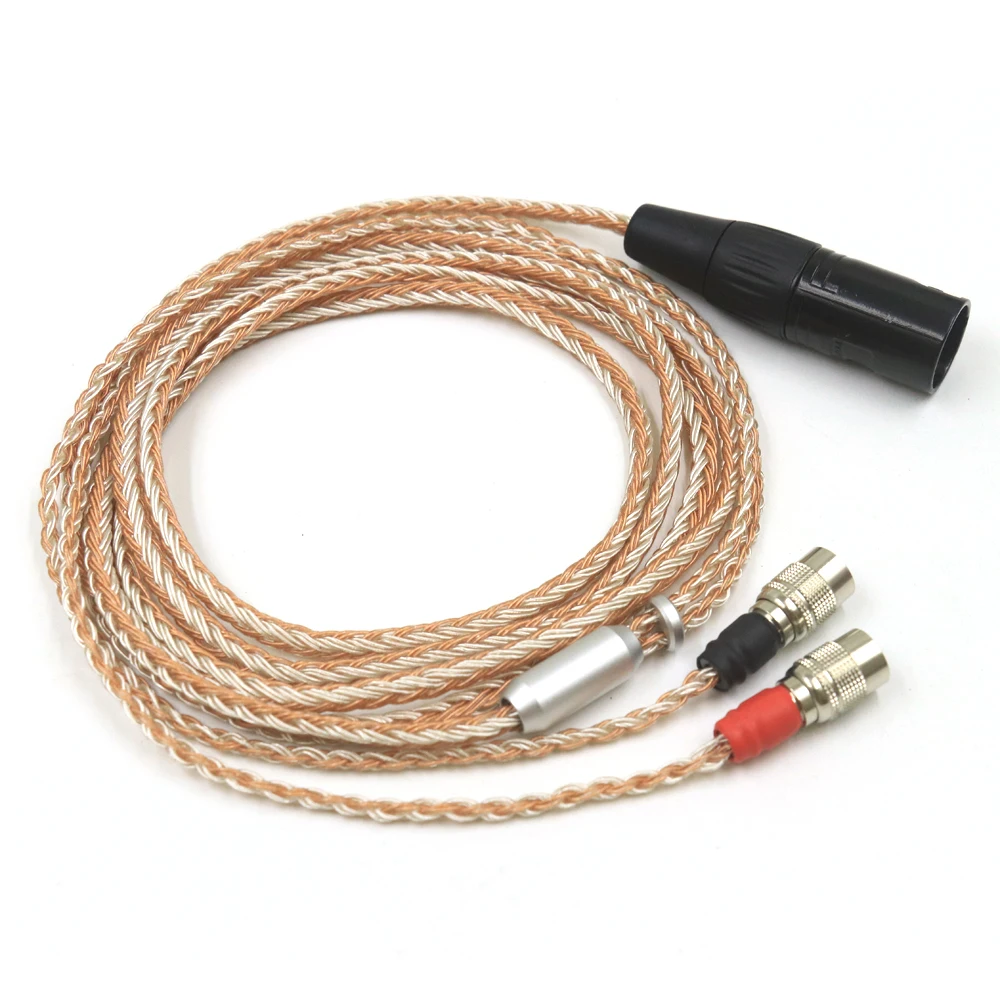 

16 Core Silver Plated Headphone Upgrade Cable for Dan Clark Audio Mr Speakers Ether Alpha Dog Prime