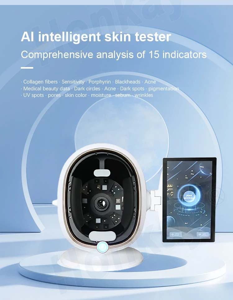 New Arrival Dermoscope 3D Skin Analyzer Facial Machine Skin Analysing Scanner Facial Skin Analyzer Machine