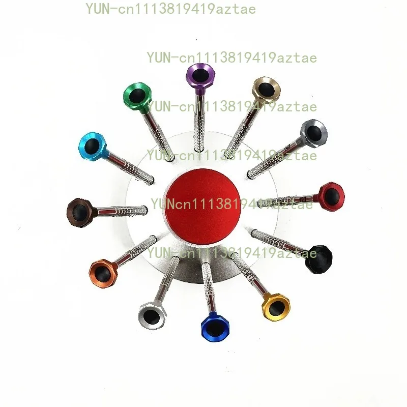 12Pcs Watch Repair Tool Kit, Ball Bearings & Screwdriver Jig Set For Wrist Watch Maintenance Work