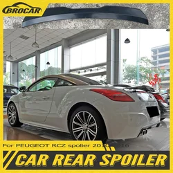 For PEUGEOT RCZ spolier 2010-2016 ABS material car tailgate primer color spoiler RCZ PEUGEOT car trunk spoiler splitter tuning