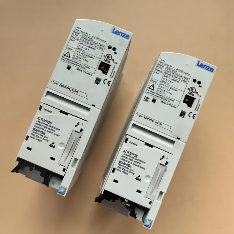 Used Lenze 0.75 KW 8200 Vector E82EV751_4C740 Driver for Offset Printing Machine Water Based Ink 6-Month Warranty
