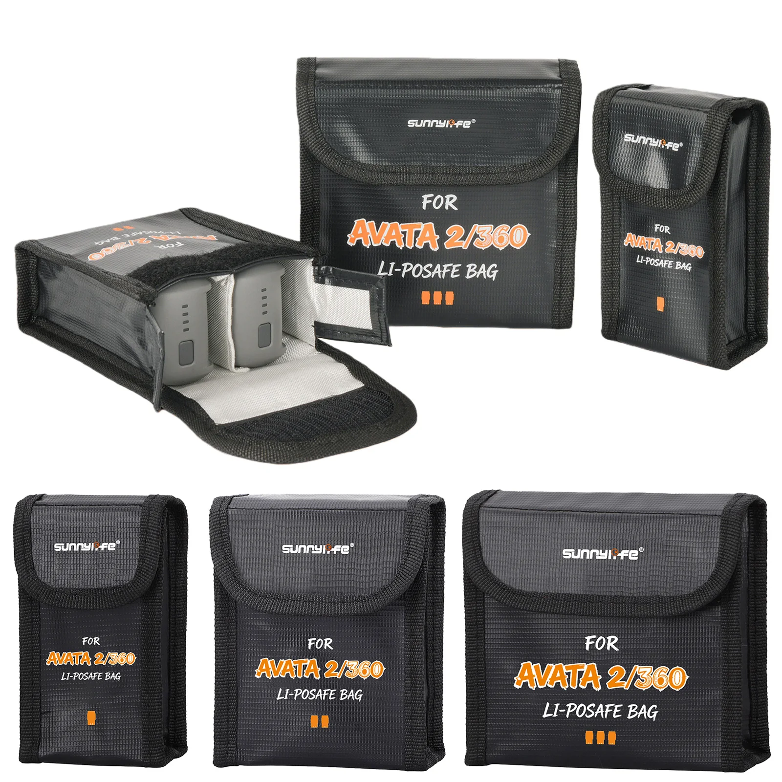 Safe Transport Protective Case for  Avata 2 Lipo Battery Accessories Protection Bags Fireproof & Explosion-Proof Dustproof