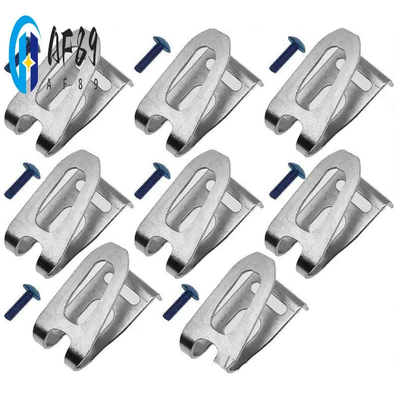 

AF89-12Pcs Power Tools Waist Buckle Tool Hook Belt Buckle With Screw For BDA350, BDF343H, BDF451.