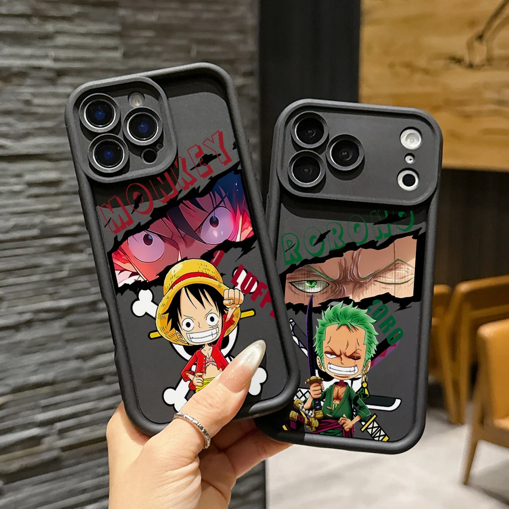 Cute Luffys Zoros Phone Case for Xiaomi Mi 17 15 15T Ultra 14 13 12 T 11 Lite 14T Pro Max 4G 5G Soft Capa Cover Funda