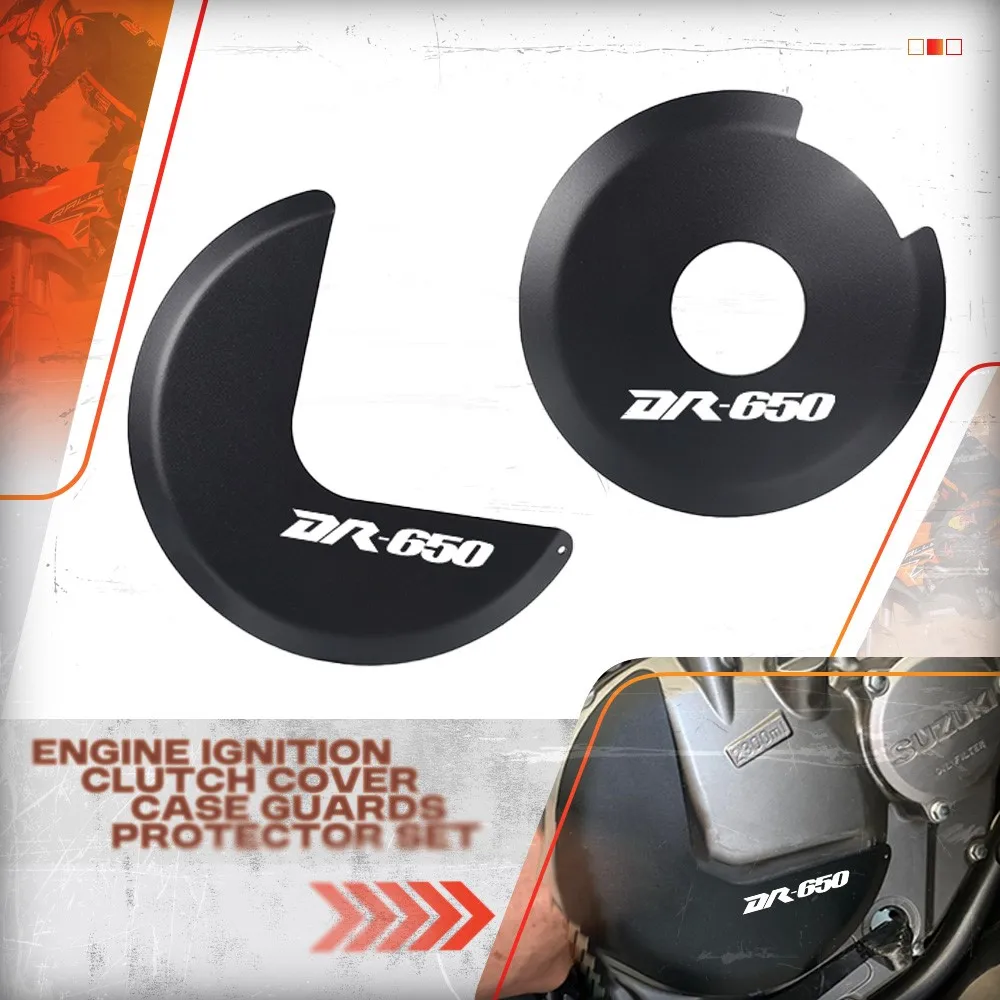 

2025 2024 FOR SUZUKI DR650 DR650S DR650SE DR 650 S SE 1996-2023 2022 2021 Motorcycle Engine Cover Guard Engine Case Saver Kit