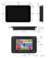 ESP32-S3 3.5inch Capacitive Touch Display Development Board, 320x480 Pixels, IPS Panel, 262K Color, Onboard Camera Interface