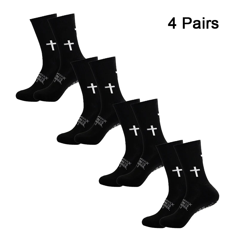 4/5/6 Paar rutschfeste Fußballsocken für Herren und Damen, atmungsaktiv, für Fußball, Basketball, Tennis, Sport, Radfahren, Reiten, Yoga