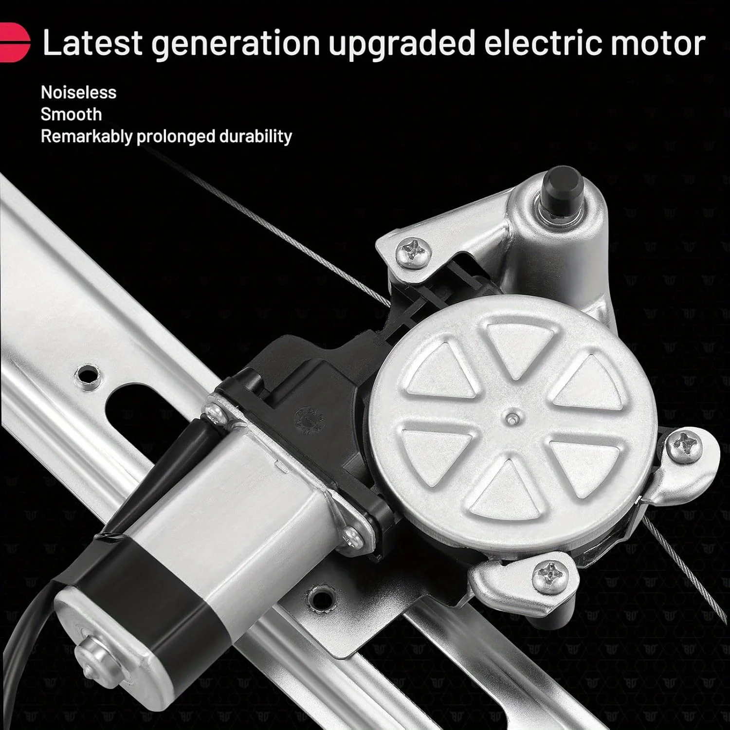 741-480 منظم نوافذ الطاقة مع محرك (خلفي يسار) لسيارات BMW 323i/325i/328i/330i 1999-2005