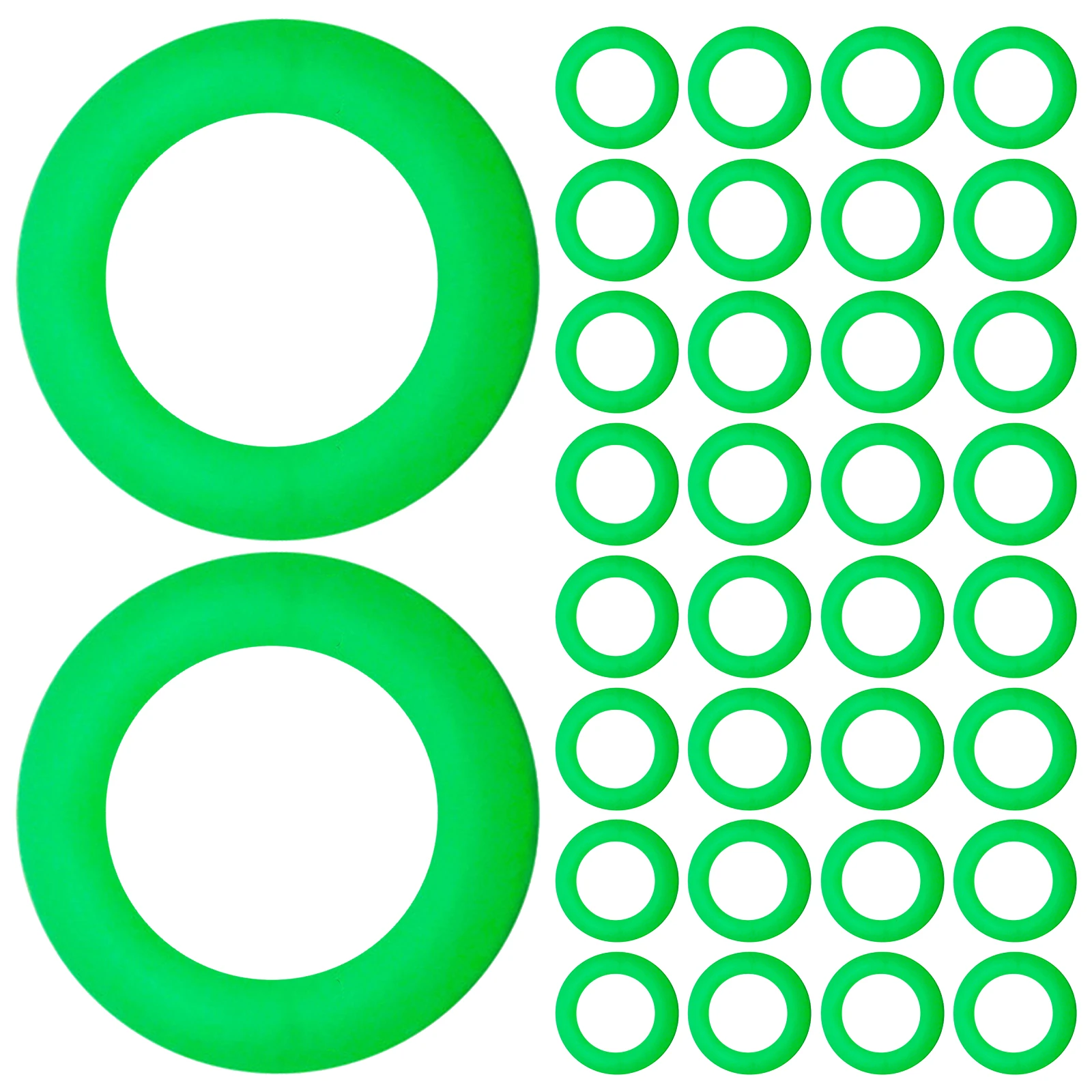 

50 Pcs Camping Circle Glow Tent Markers Pegs Ring Fluorescent Stakes Bands The Dark Flourescent Accessories Rings