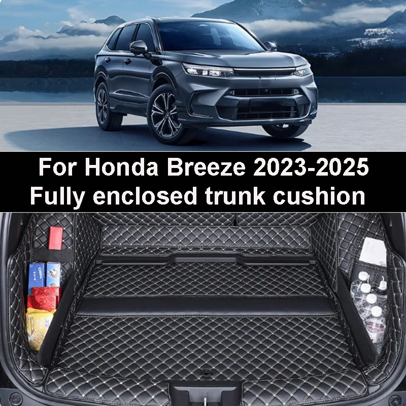 

For Honda Breeze 2017-2022 2023-2025 Full Protection Trunk Floor Mat High Edge All-Weather Car Boot Mat Non-Slip Odor Resistant