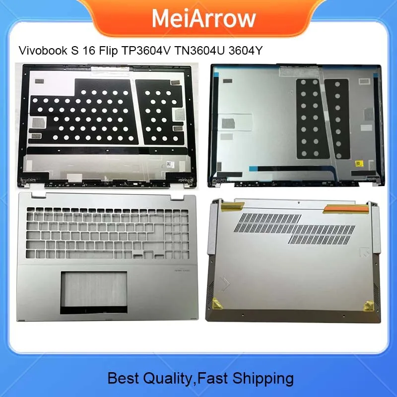 

New/org for ASUS Vivobook S 16 Flip TP3604V TN3604U 3604Y LCD back cover / Palmrest upper cover /Bottom case,Silver