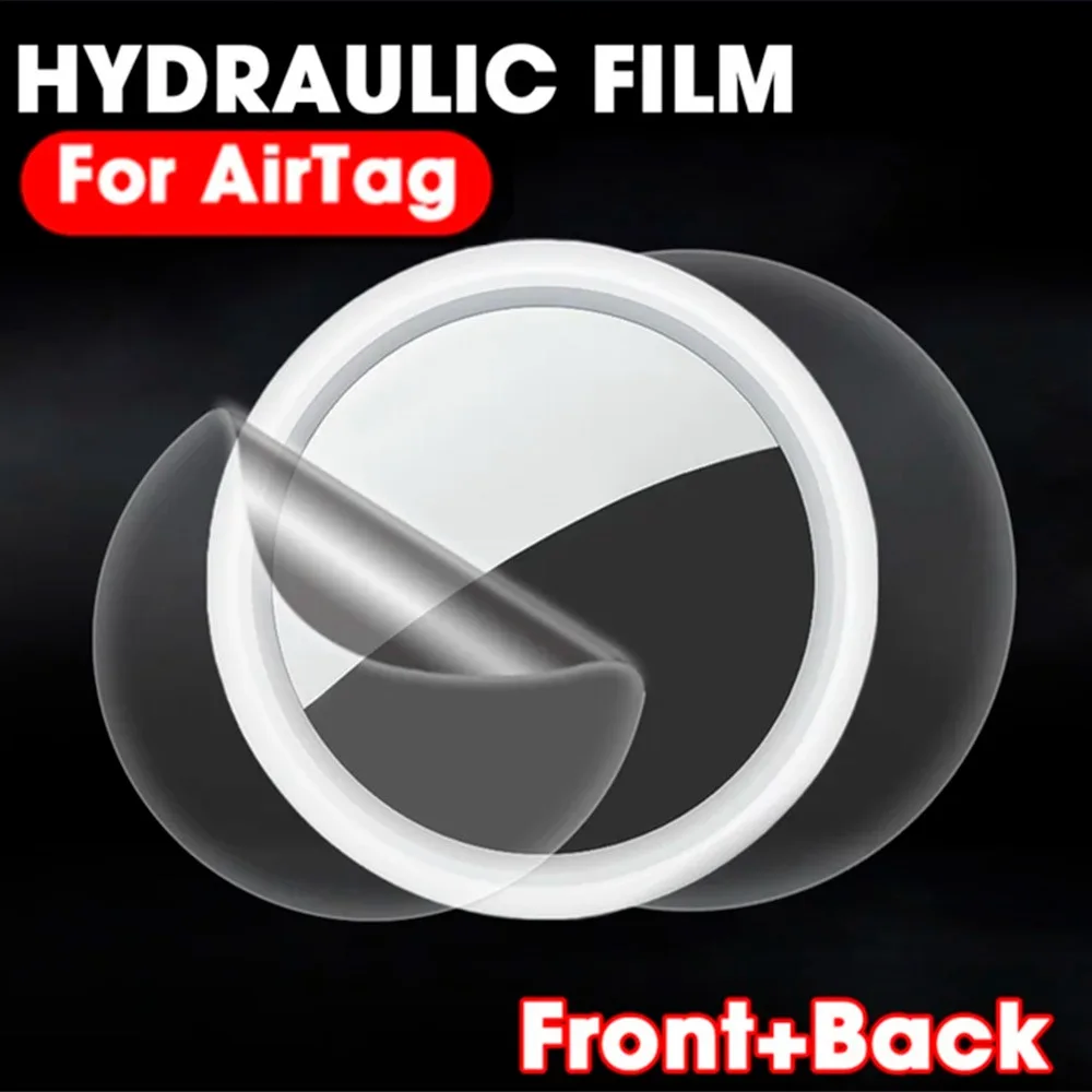 1-10Sets Soft Full Cover Adhesive Protective Hydrogel Film for Apple Airtag Tracker Front Back Sticker Screen Protector NotGlass