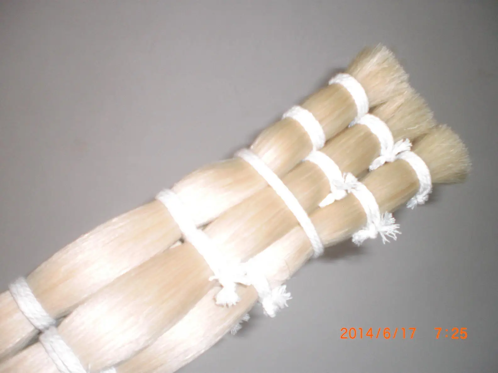 250 Grams White Horse Tail Hair Middle Quality 80 cm to 83cm