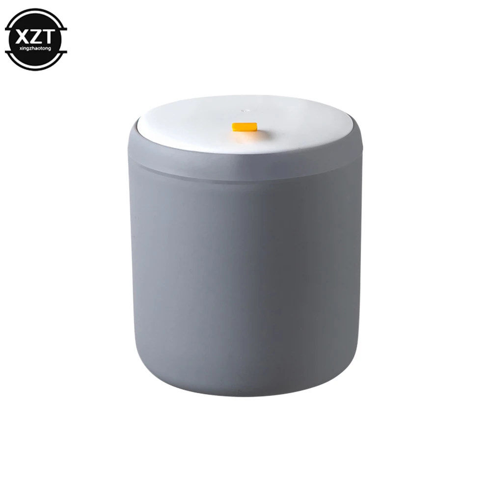 Mini Small Waste Bins Desktop Garbage Basket Home Table Plastic Trash Can Office Supplies Dustbins Sundries Barrel Box