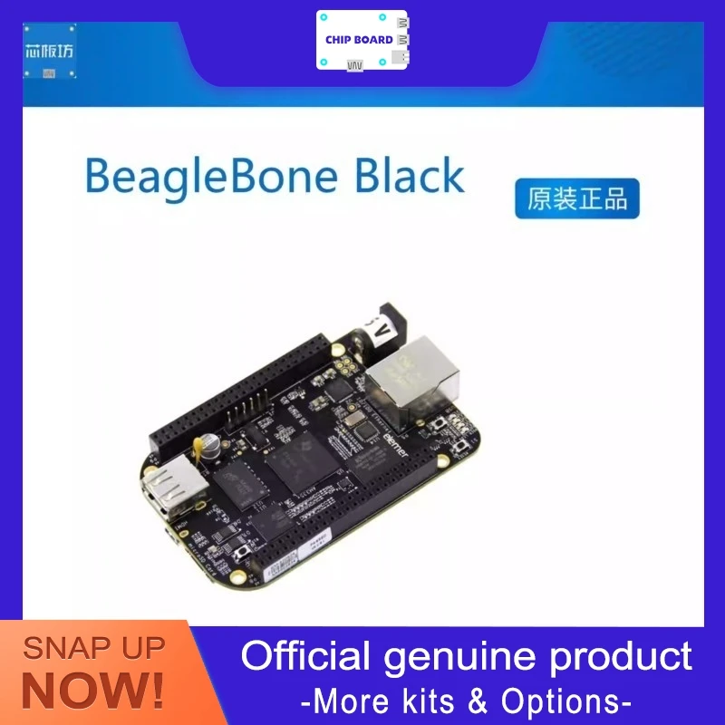 

BeagleBone Black Rev.C a development board kit featuring the TI AM335x processor, now offered as a clearance item.