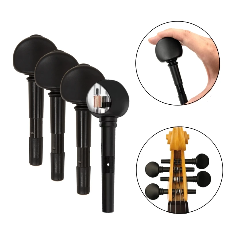4/4/3/2/1 Cello Peg Machine Heads Mechanical Violin Pegs Finetune Cello Geared Pegs Violin Tuning Peg Fiddle Accessories