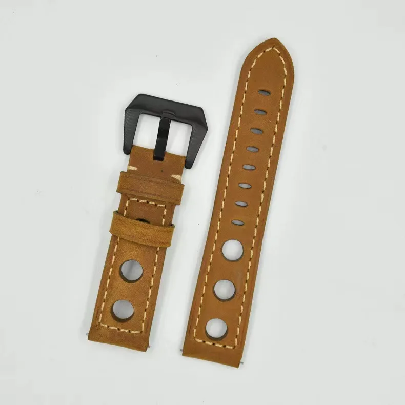 

Retro Style Strap 22MM Spot Watch Strap Men's and Women's Quartz Watch Apple Watch Accessories Factory Direct