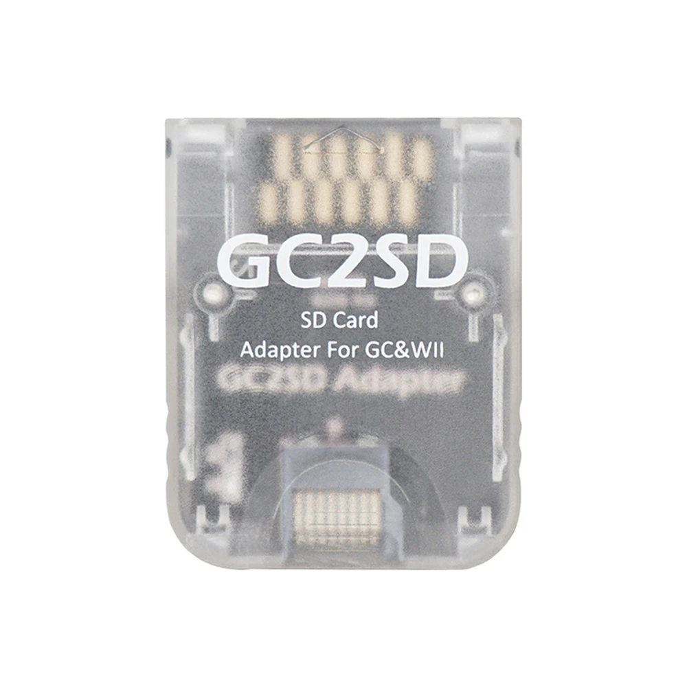 For GC2SD Micro SD Card Adapter Memory Card Adapter For GameCube Wii Consoles SD2SP2