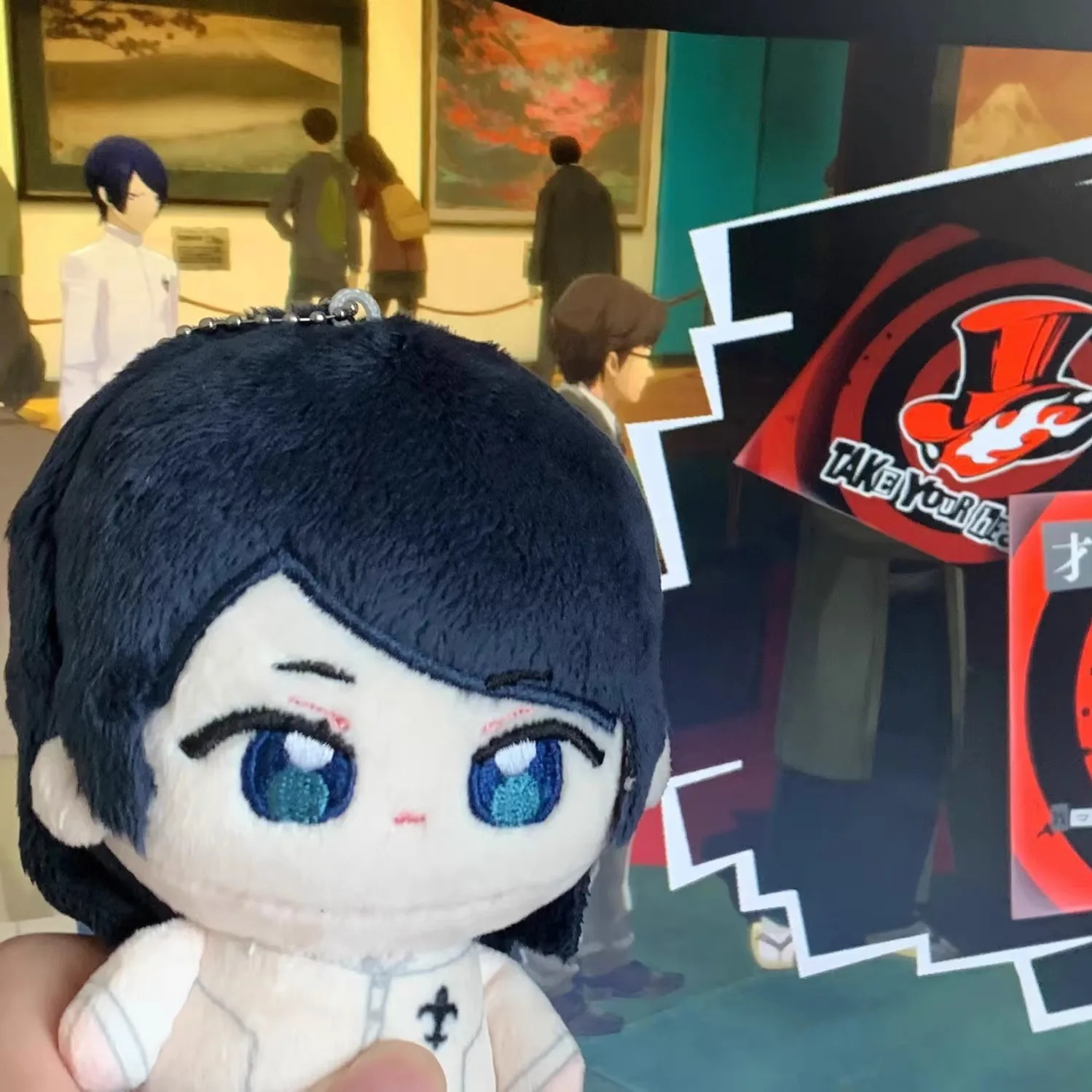 Persona 5 P5 Futaba Sakura Yusuke Kitagawa Anne Takamaki Ryuji Sakamoto 12cm Soft Kawayi Keychain Cute Pendant Plush Gift